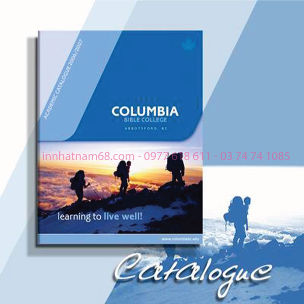 In catalog chuyên nghiệp cho công ty COLUMBIA