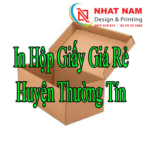 In Hộp Giấy Giá Rẻ Huyện Thường Tín