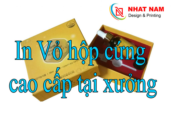 In Vỏ hộp cứng cao cấp