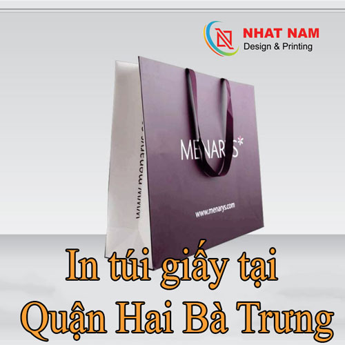 In túi giấy tại quận Hai Bà Trưng